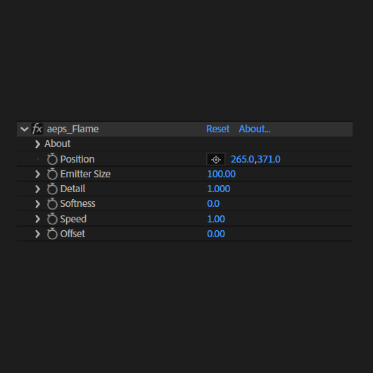 Flame controls